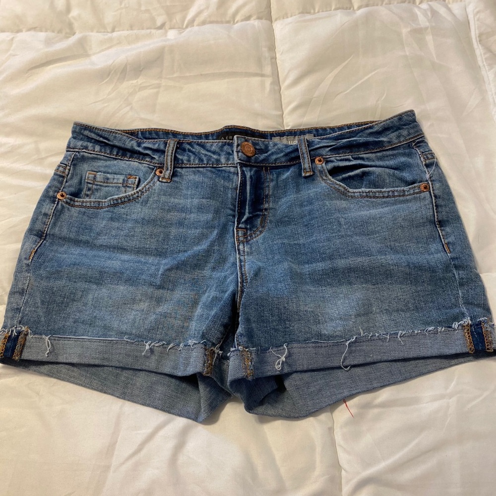Blue jean shorts